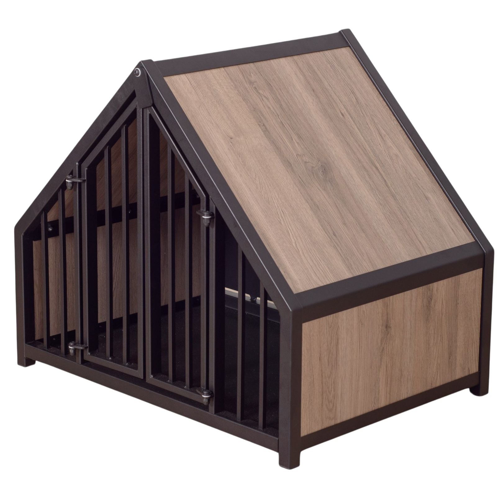 Luxe Hondenhuisje van Staal en Hout Sanremo