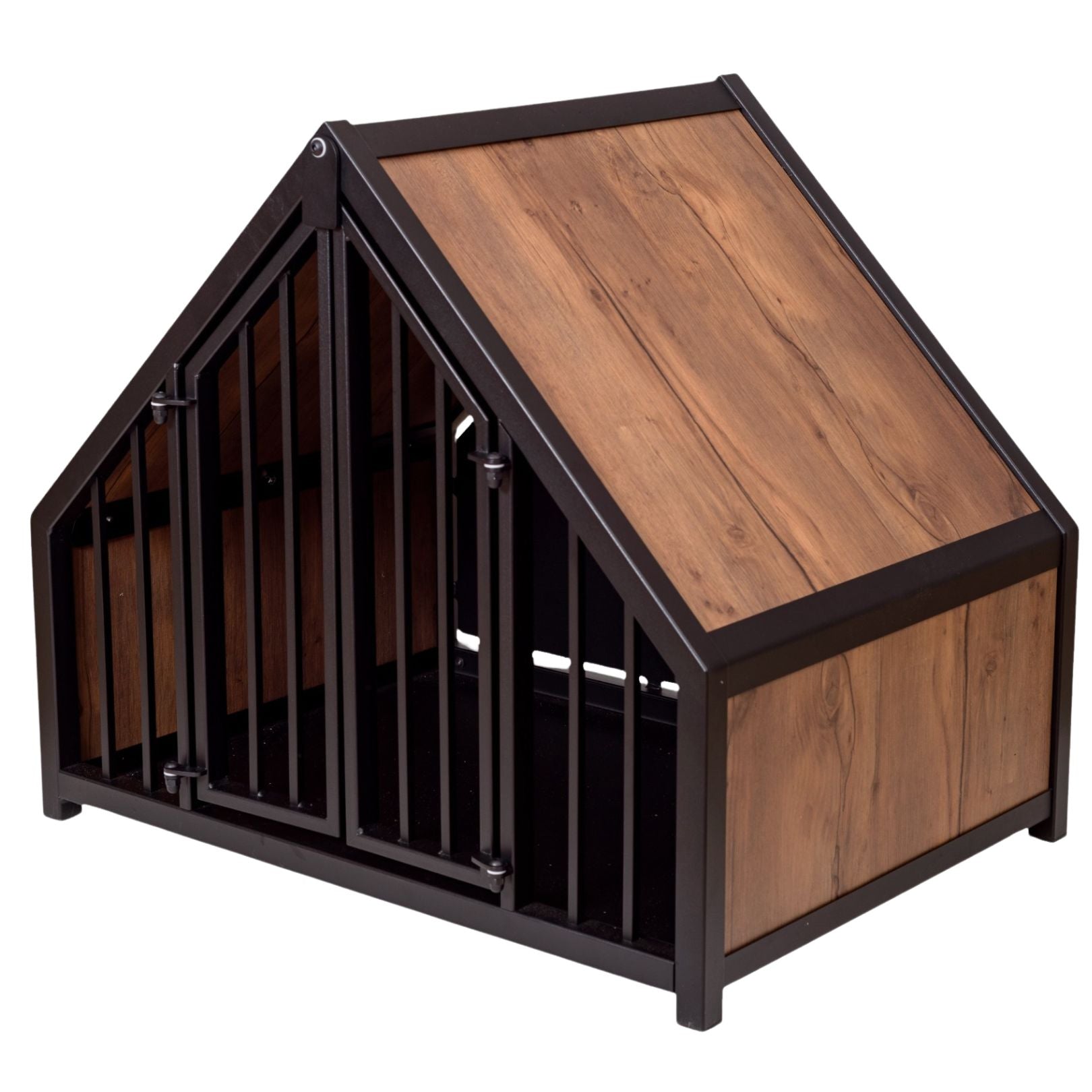 Luxe Hondenhuisje van Staal en Hout Wildwood – Staalidee B.V.