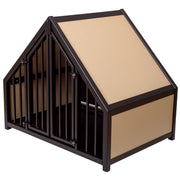 Luxe Hondenhuisje van Staal en Hout Sandpearl